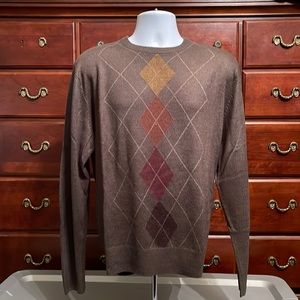 Geoffrey Beene Argyle Sweater